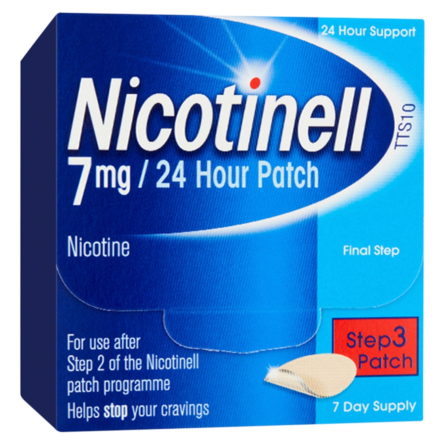 Nicotinell 7mg 24 Hour Patches Step 3 - 7 Pack