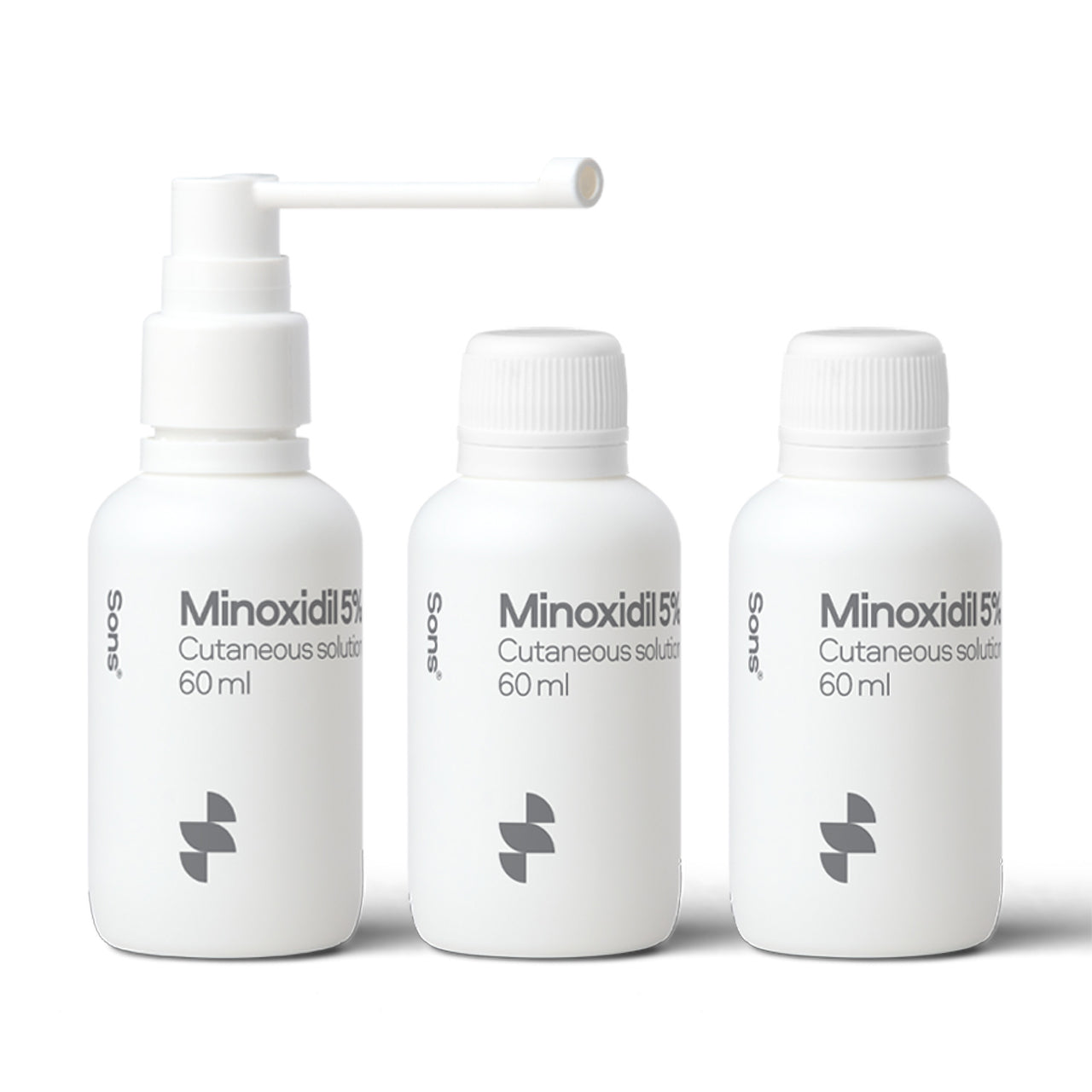 Sons Minoxidil 5% Spray 3 Pack