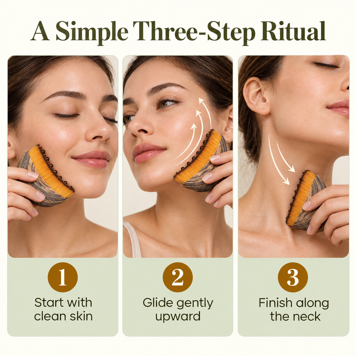 KineRelief SculptArc Facial Contour Brush
