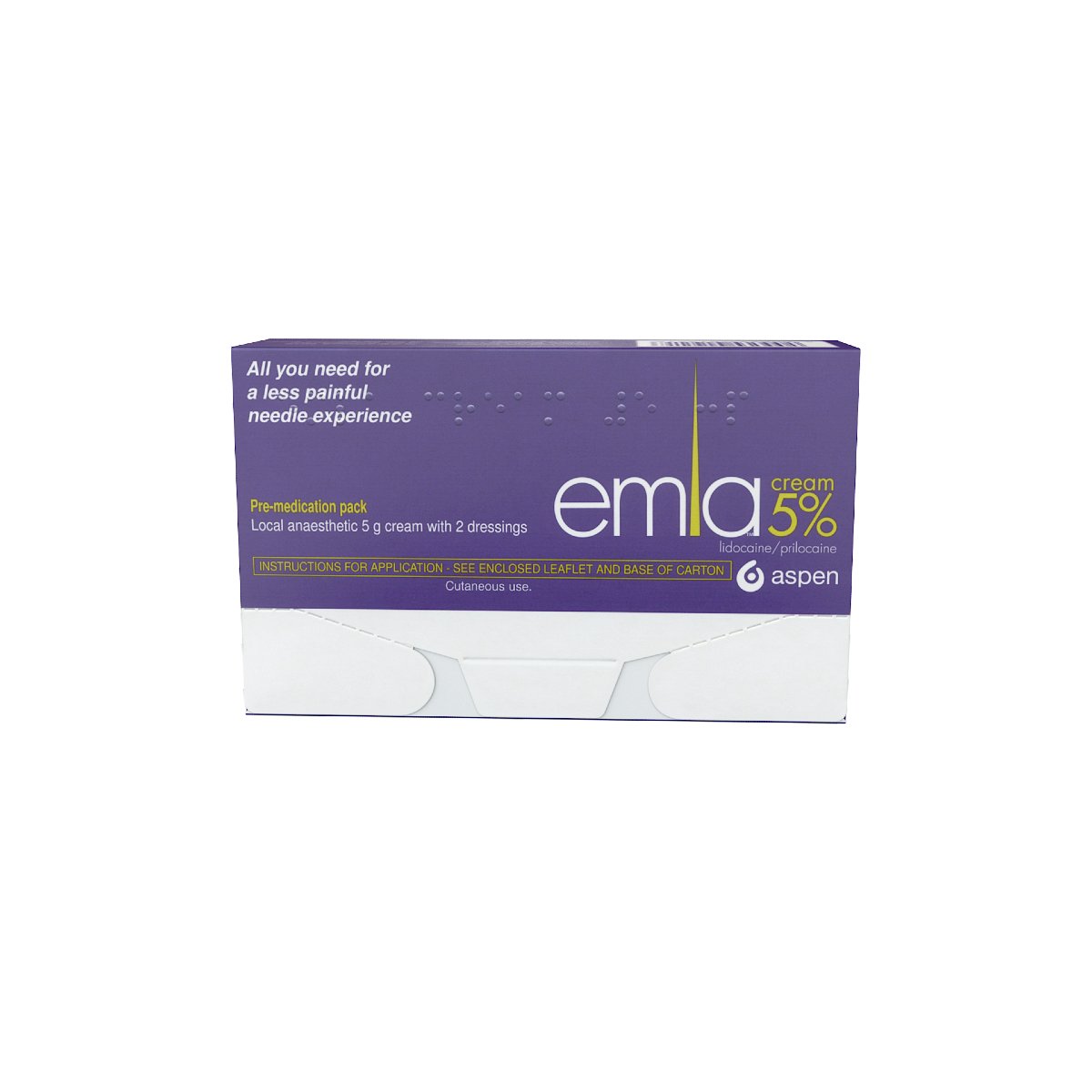 Emla Cream 5% 5g With 2 Dressings
