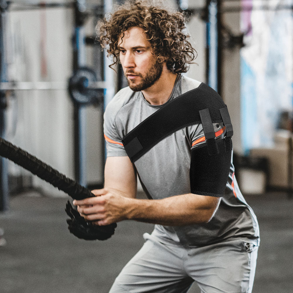 Rotator Cuff Shoulder Brace with Multiple Fixed Straps High Compression