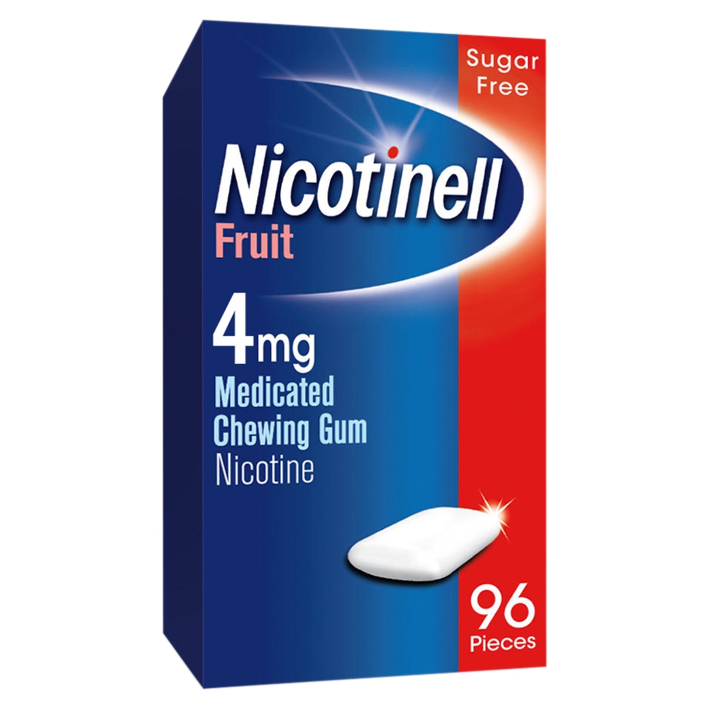 Nicotinell 4mg Extra Strength Gum Fruit 96 Pieces