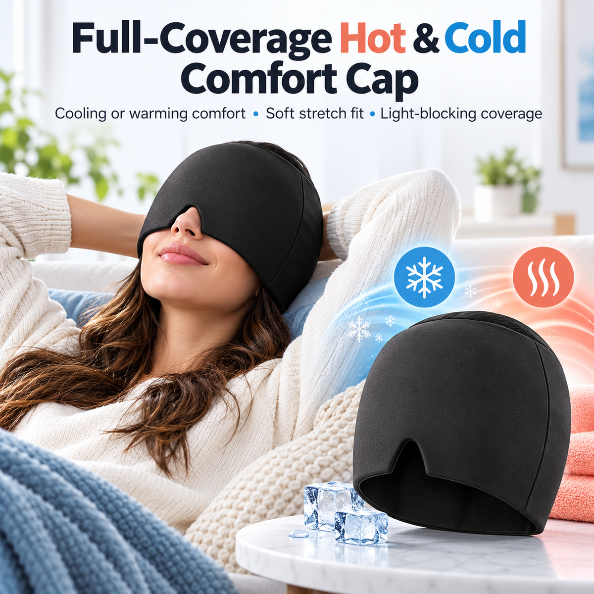 KineRelief HaloEase Hot & Cold Comfort Cap