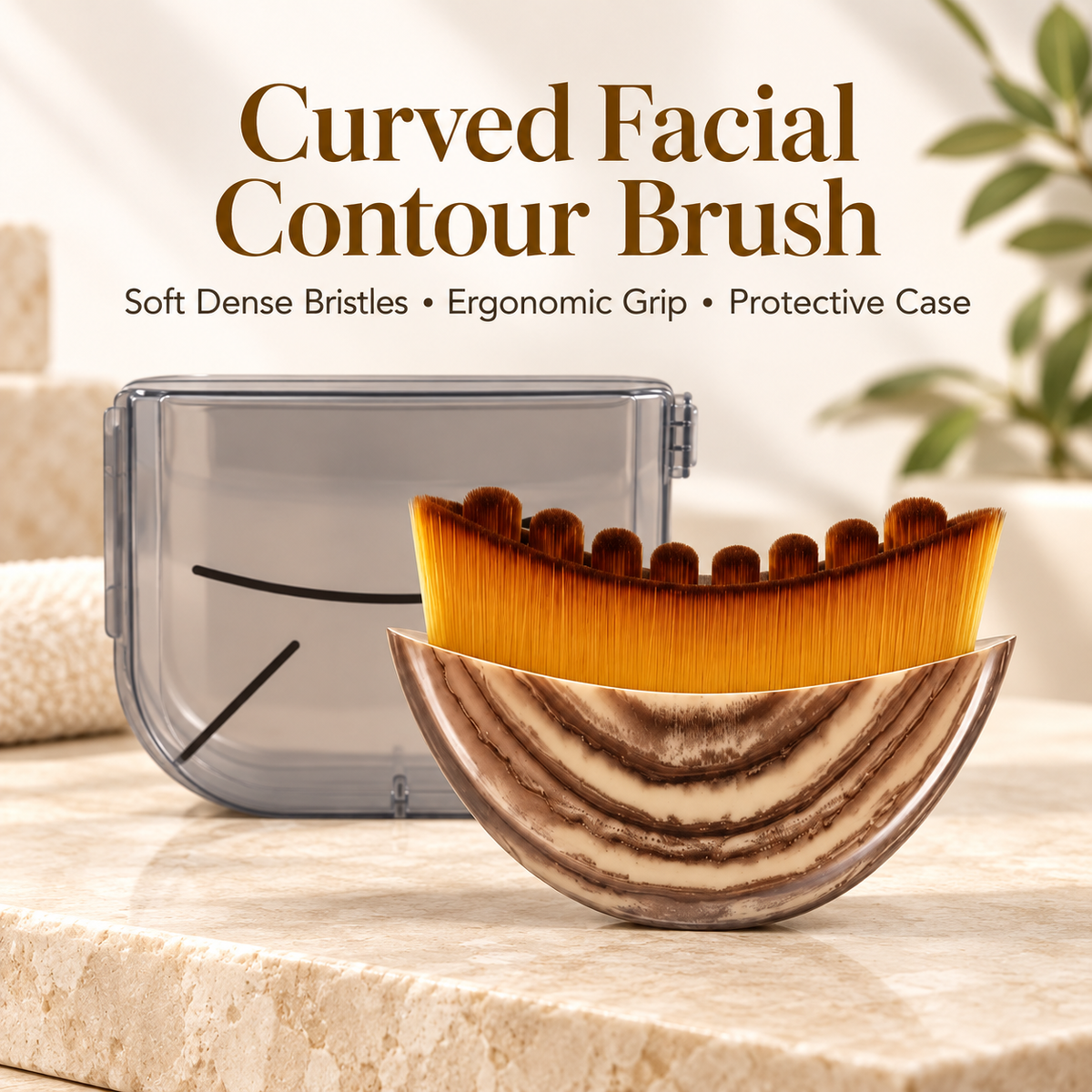 KineRelief SculptArc Facial Contour Brush