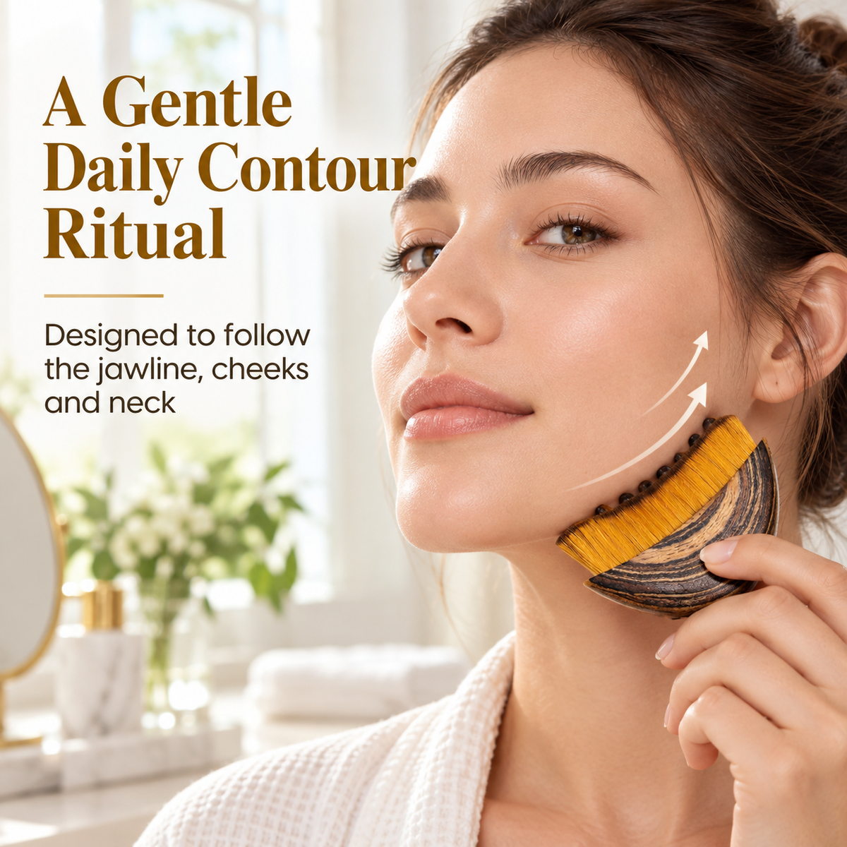 KineRelief SculptArc Facial Contour Brush