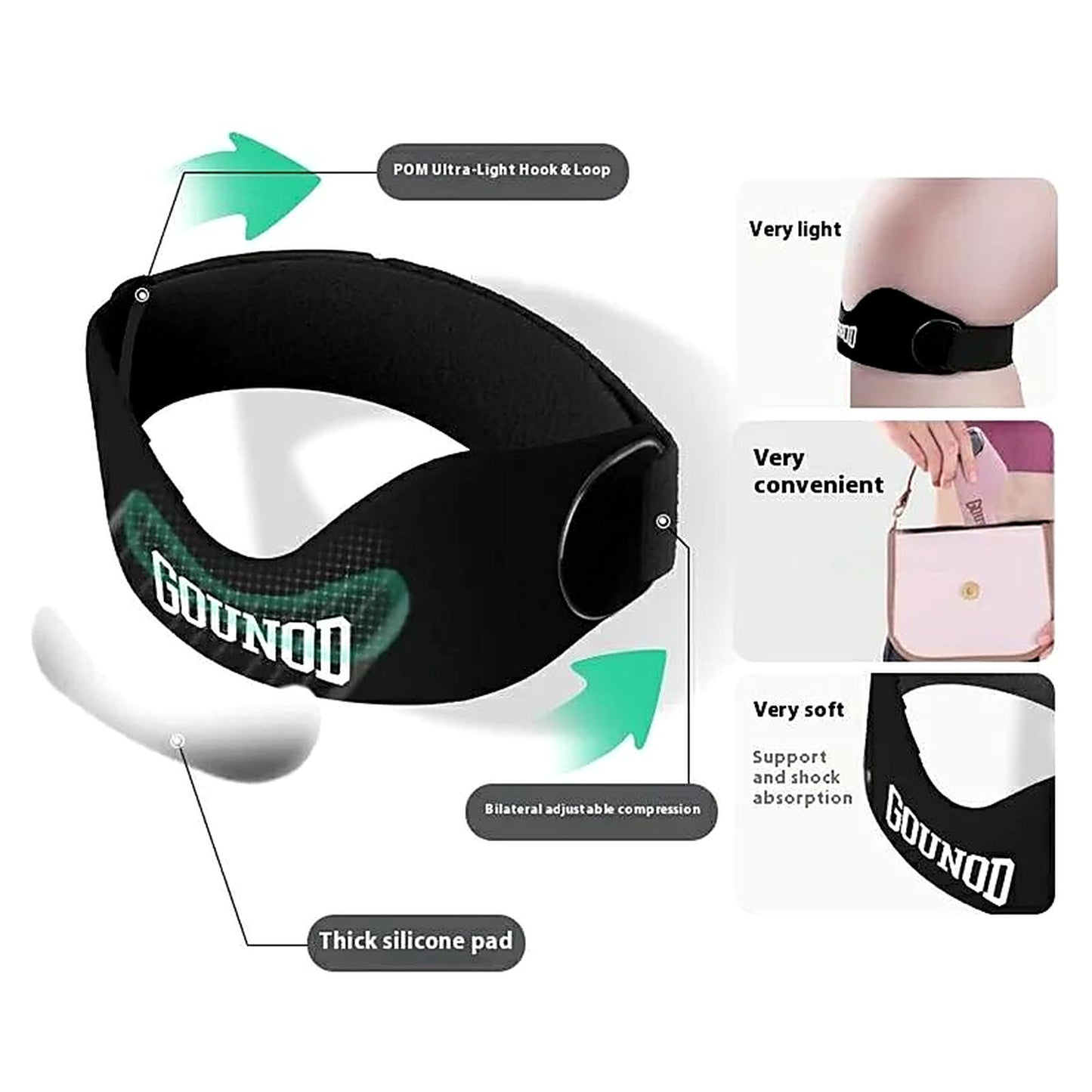 Adjustable Patella Knee Support Strap