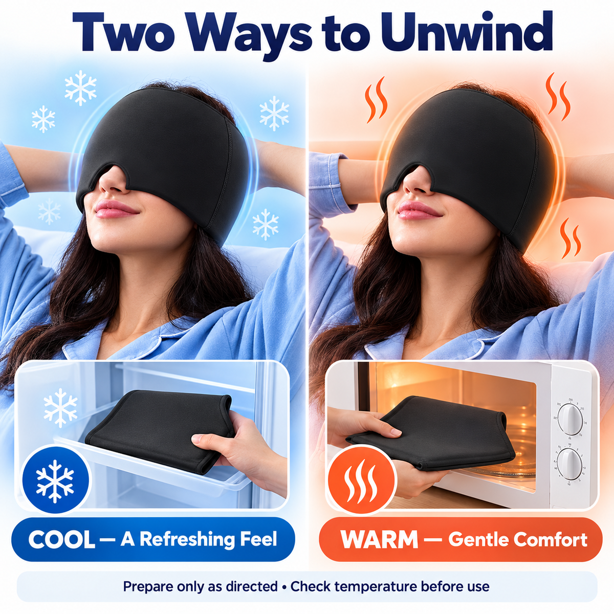 KineRelief HaloEase Hot & Cold Comfort Cap