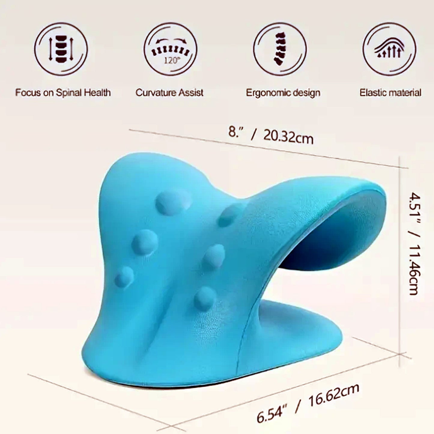 KineRelief Cervical Neck Stretcher & Shoulder Relaxer