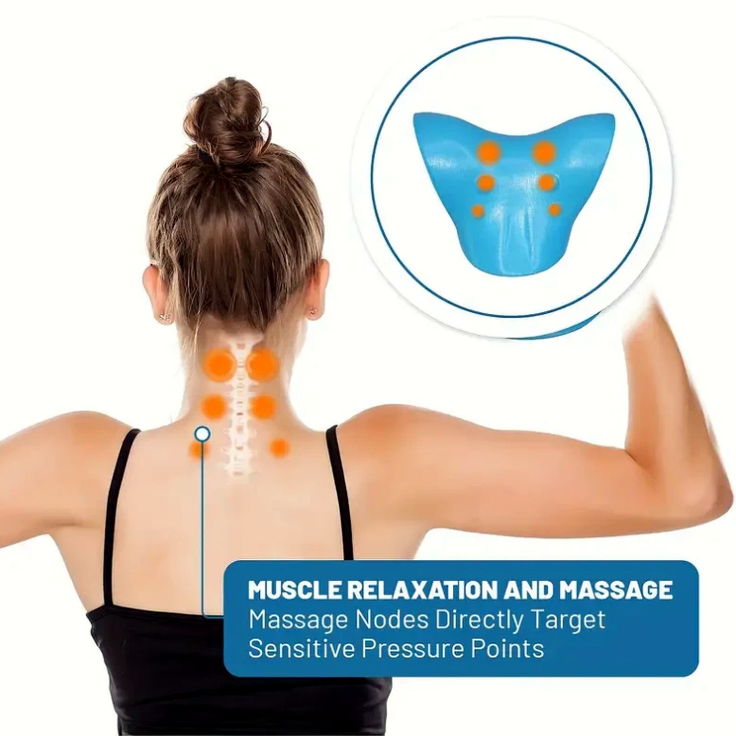 KineRelief Cervical Neck Stretcher & Shoulder Relaxer