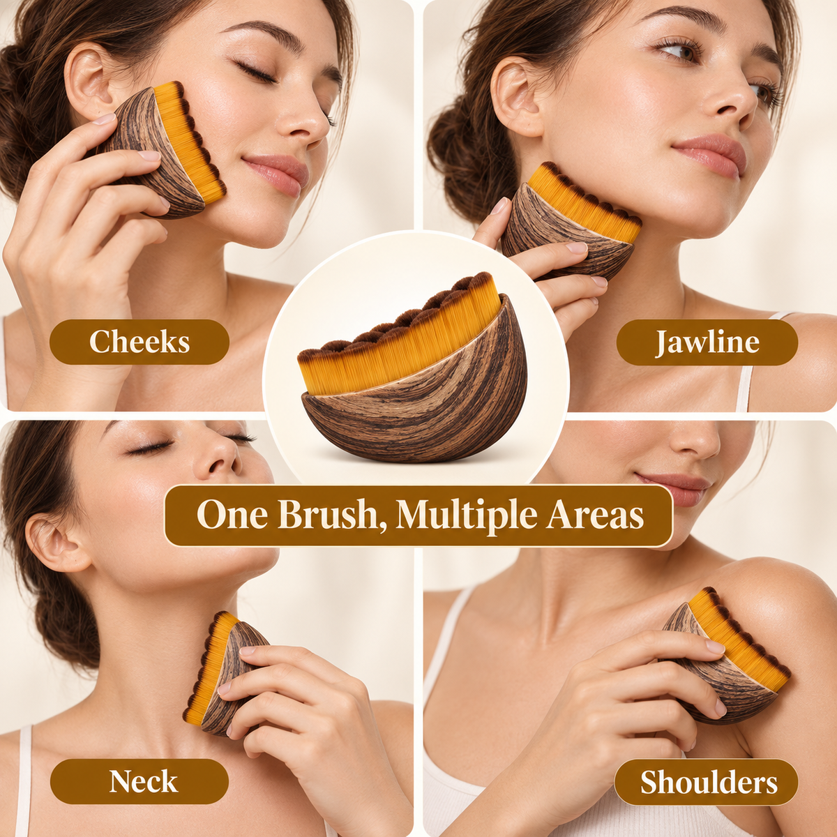 KineRelief SculptArc Facial Contour Brush