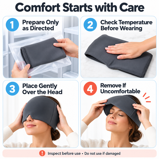 KineRelief HaloEase Hot & Cold Comfort Cap