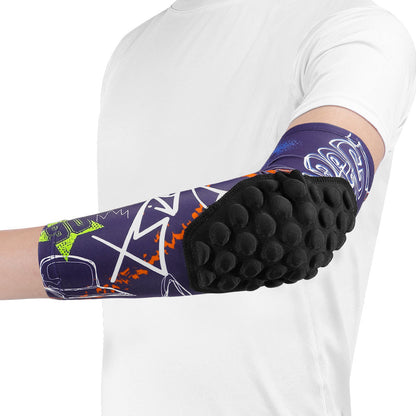 Sports Elbow Braces for Kids with Protective Pad - 2 Pack