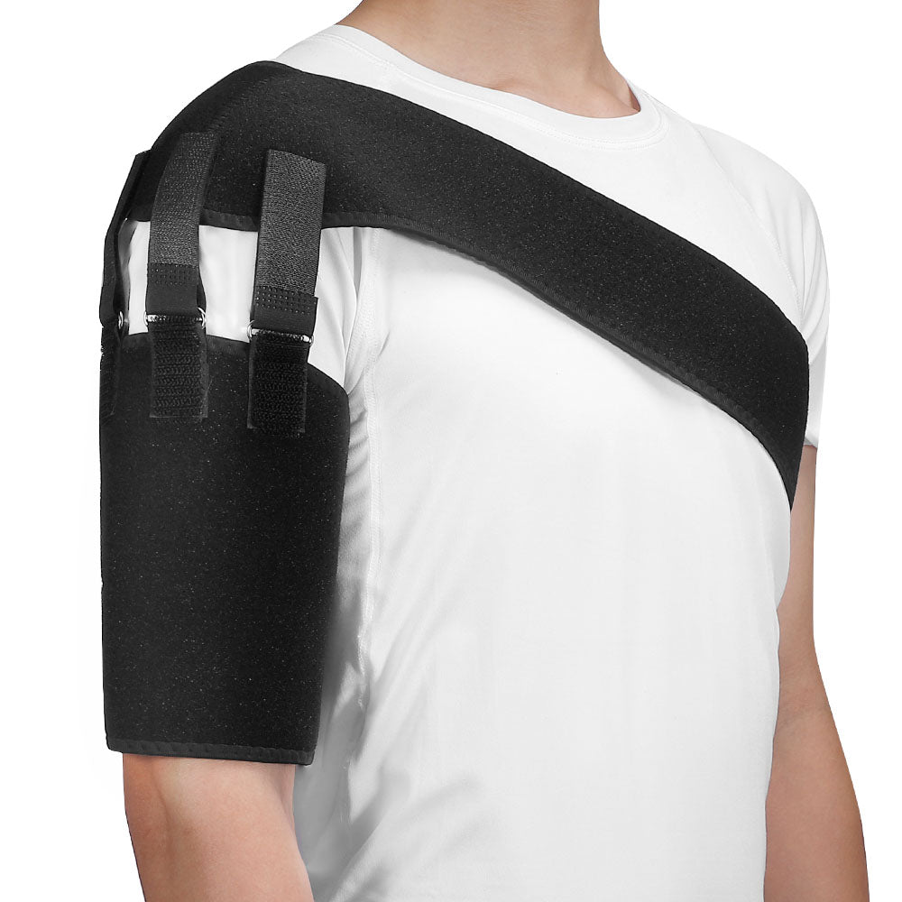 Rotator Cuff Shoulder Brace with Multiple Fixed Straps High Compression