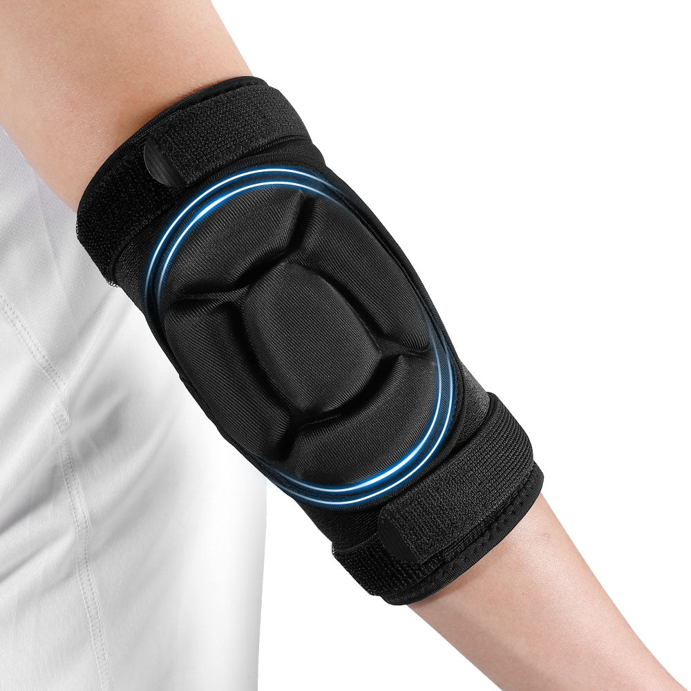 Elbow Pads with Compression Straps Prevent Elbow Injury – 2 Pack