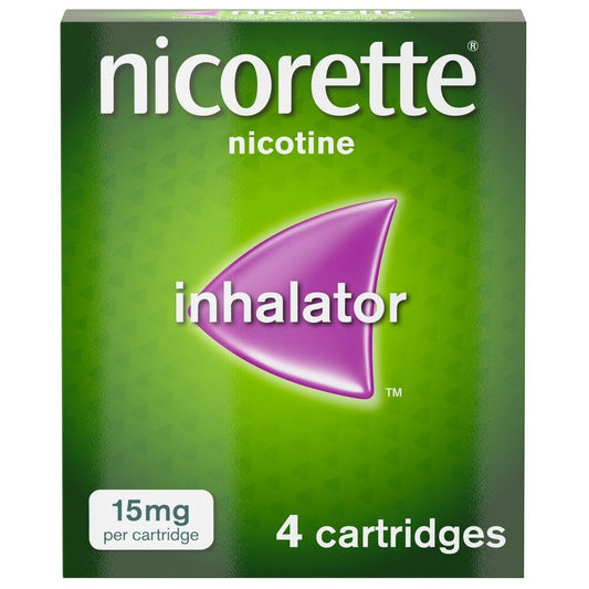 Nicorette 15mg inhalator nicotine cartridges