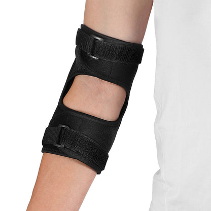 Elbow Pads with Compression Straps Prevent Elbow Injury – 2 Pack