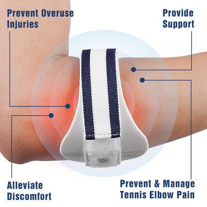 Adjustable Tennis Elbow Strap for Injury Prevention – 2 Pack