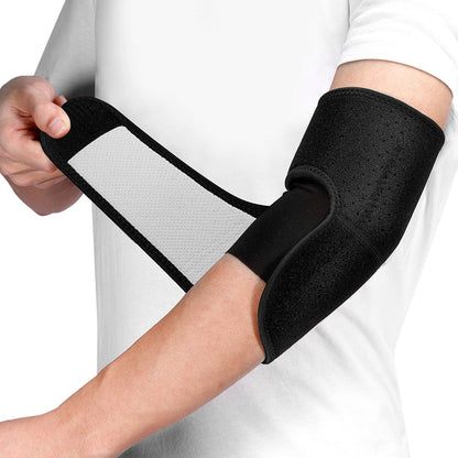 Adjustable Elbow Sleeve Brace for Men Women 2 Pack FER01