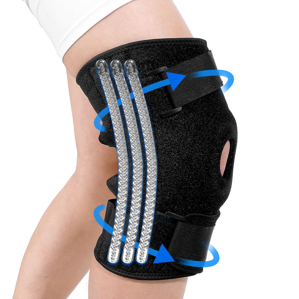 Plus Size Knee Brace for Sports with Rubber Pad FKH04 – 1 Pack