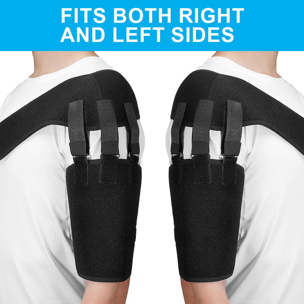 Rotator Cuff Shoulder Brace with Multiple Fixed Straps High Compression