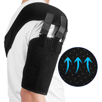 Rotator Cuff Shoulder Brace with Multiple Fixed Straps High Compression