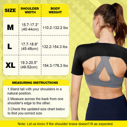 Double Shoulder Compression Sleeve for Sports and Daily Lives FSR01