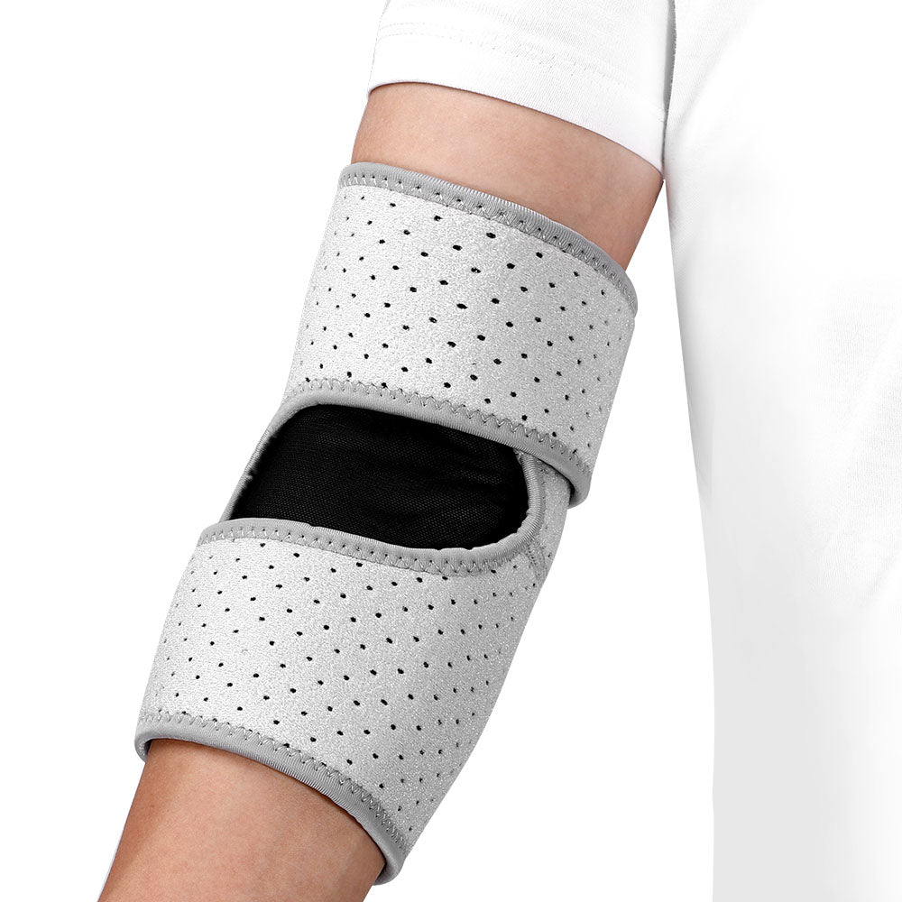 Adjustable Elbow Sleeve Brace for Men Women 2 Pack FER01