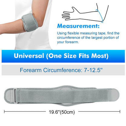 Tennis Elbow Band Offer Arm Support, Pressure Relief – 2 Pack