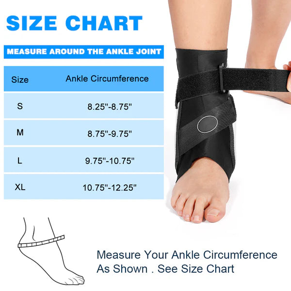Adjustable Ankle Compression Sleeve 1 Pack FAR01
