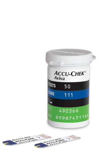 Accu-Chek Aviva Glucose Test Strips 50 Pack