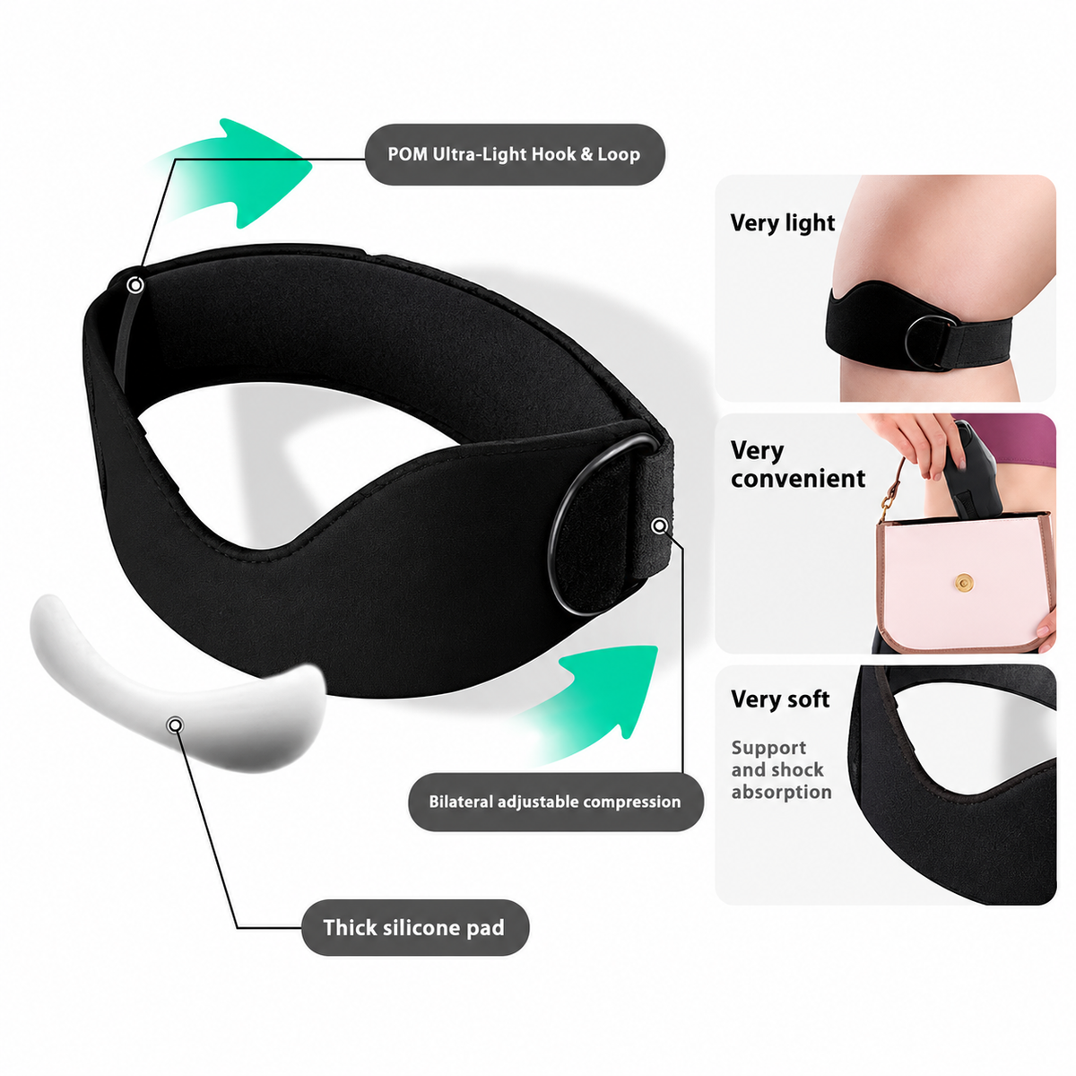 Adjustable Patella Knee Support Strap