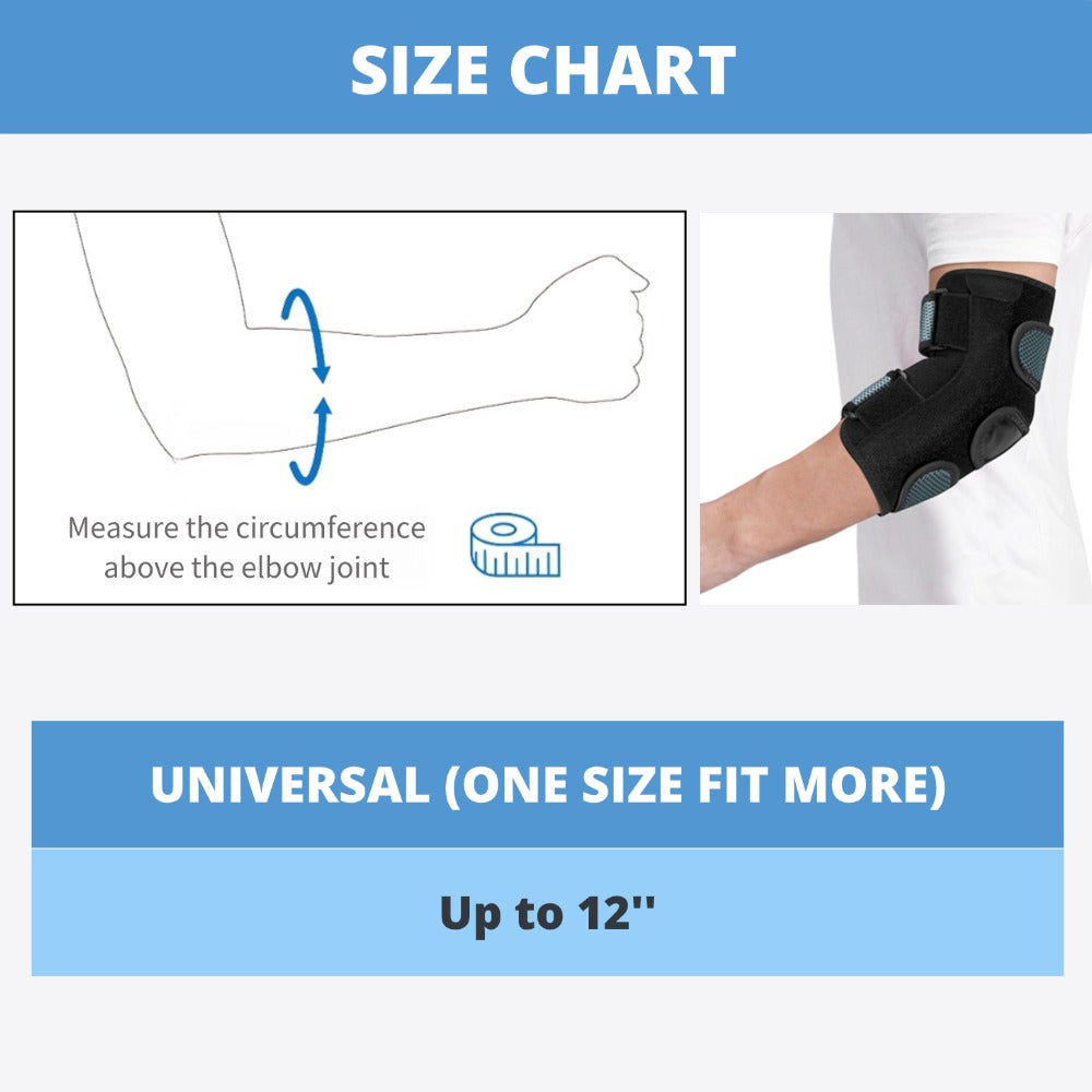 Adjustable Elbow Support Brace 2 Pack FEH01