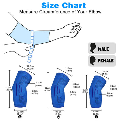 Compression Elbow Support Braces 2 Pack FER08