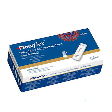Flowflex COVID-19 Antigen Rapid Lateral Flow Self Test 5 Pack