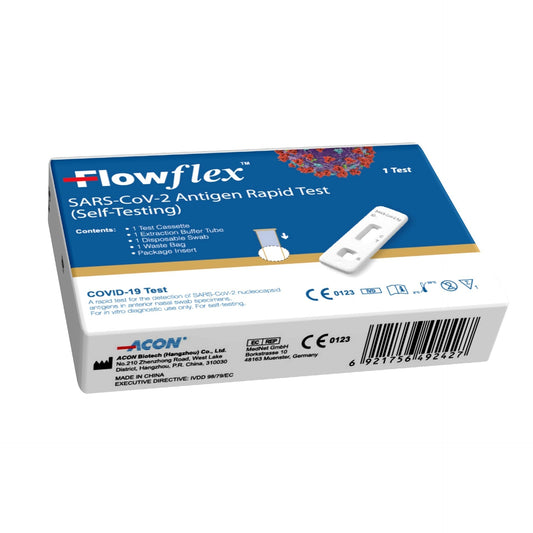 Flowflex COVID-19 Antigen Rapid Lateral Flow Self Test 1 Pack