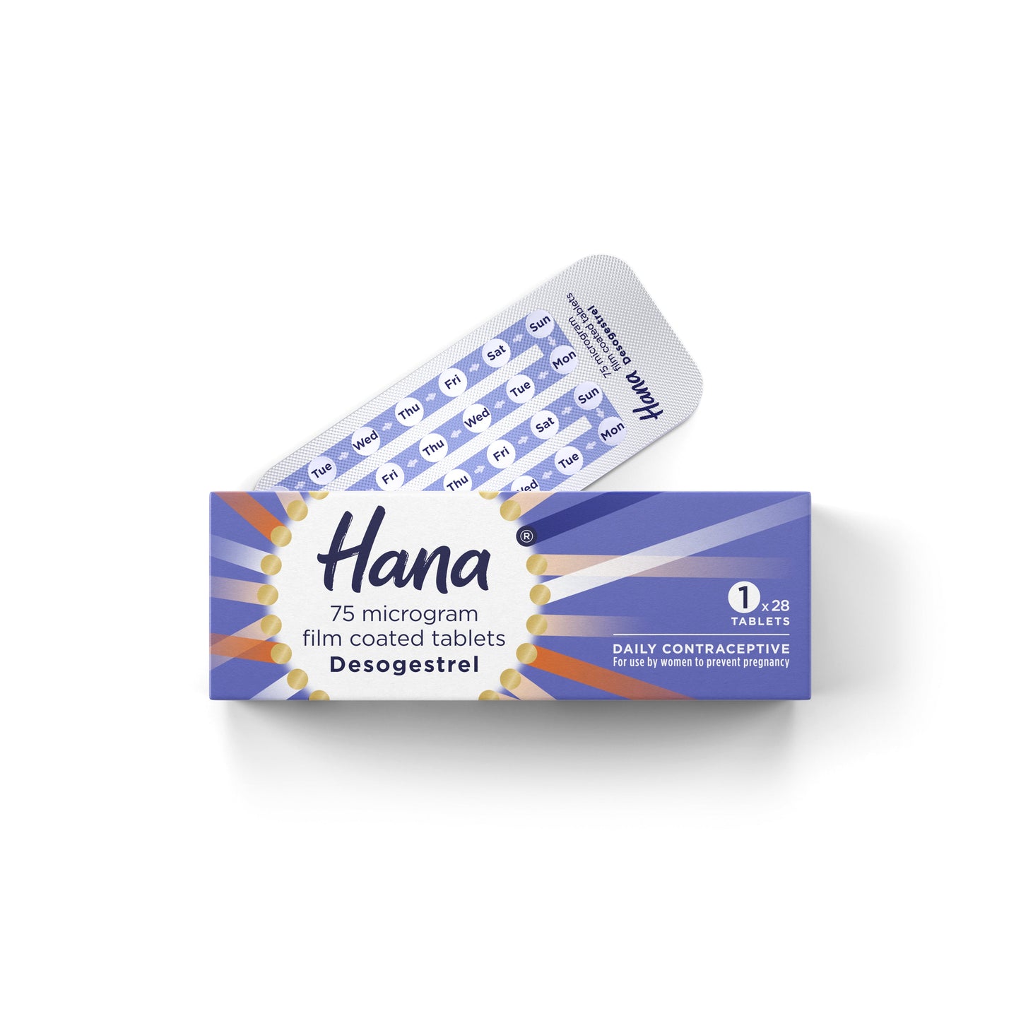 Hana 75Âµg desogestrel tablets