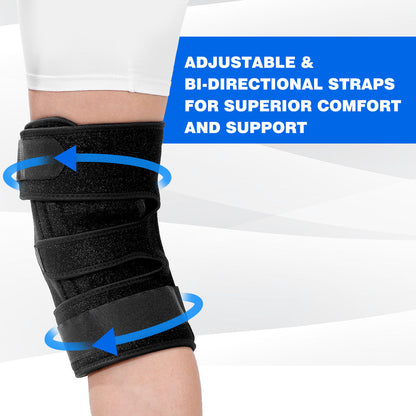 Plus Size Knee Brace for Sports with Rubber Pad FKH04 – 1 Pack