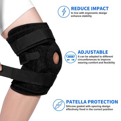 Plus Size Knee Brace for Sports with Rubber Pad FKH04 – 1 Pack
