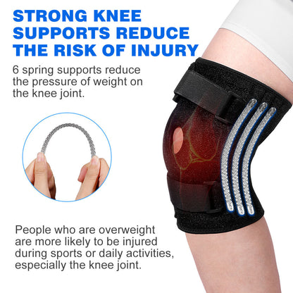 Plus Size Knee Brace for Sports with Rubber Pad FKH04 – 1 Pack