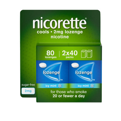 Nicorette Lozenge Mint 2Mg 80 Pack