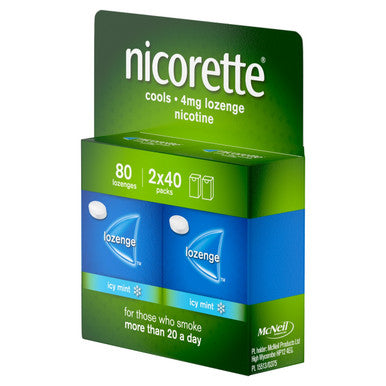 Nicorette Lozenge Mint 4Mg 80 Pack