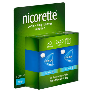 Nicorette Lozenge Mint 4Mg 80 Pack