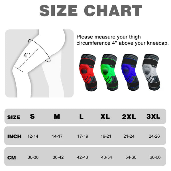Adjustable Plus Running Knee Brace for Pain 2 Pack FKR04