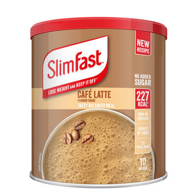 SlimFast Powder Tin Cafe Latte 365g