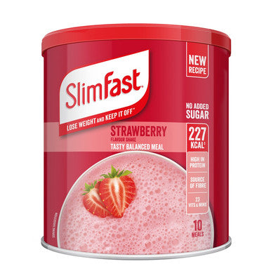 SlimFast Powder Tin Strawberry 365g